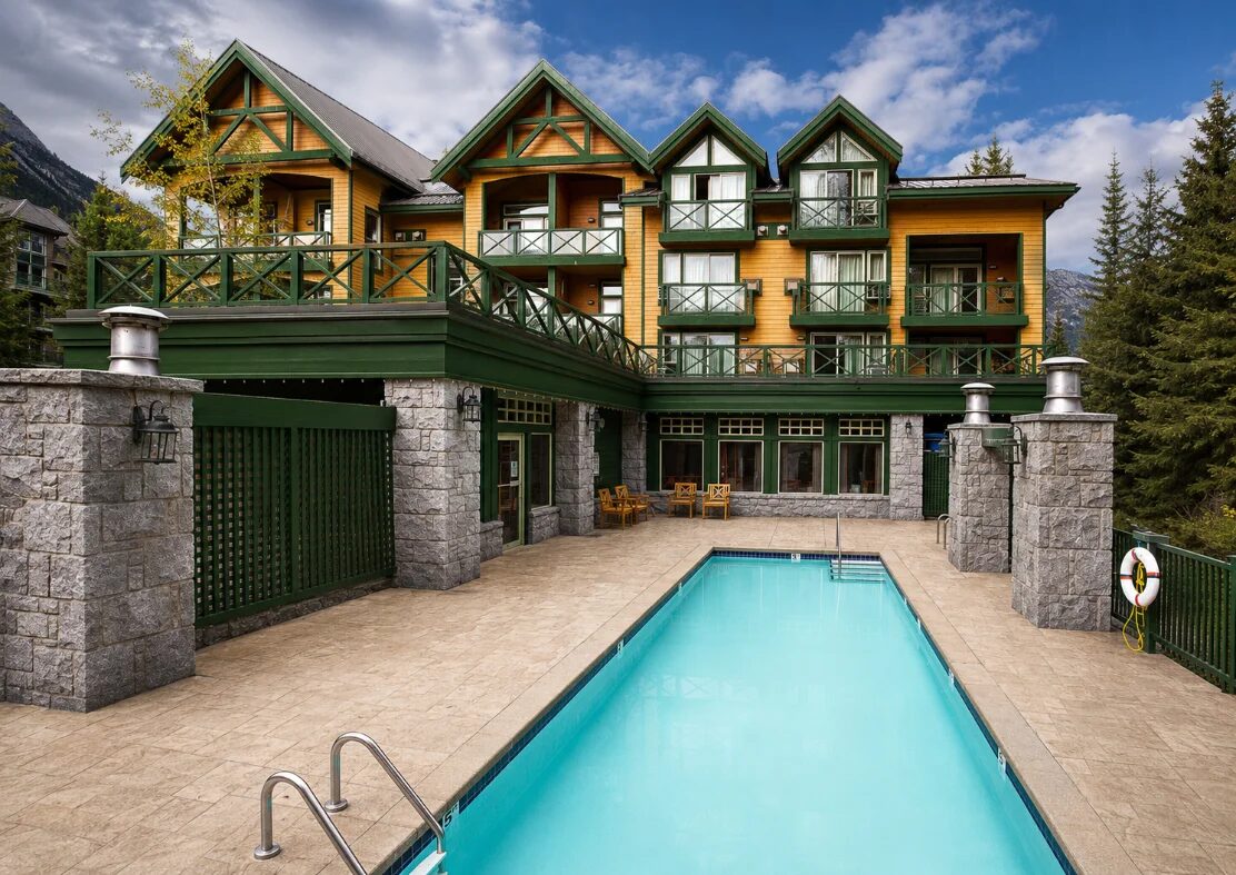 Pool & Hot Tub at Pinnacle Hotel Whistler Village, Whistler Village